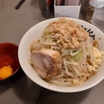 Ramen Yama Nazeka - 汁なし(980円)+生たまご(80円)