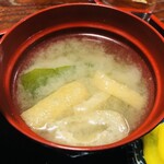 そば光 - ♪蕎麦屋の味噌汁