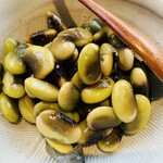 やきとり 嶋家 - くらかけ豆。