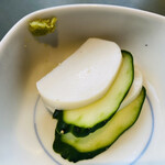 やきとり 嶋家 - お通し。