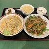 Hyakkoutei - 青椒肉絲と炒飯セット