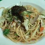 ラ・クチネッラ・ディ・ヤマモト - 本日のパスタ、白身魚メヒカリと野菜のオイルソース♪