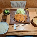 Tonkatsu Tomita - 柏幻霜肩ロースとんかつ定食