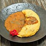 つきのうさぎカフェ 満月のオムライス&パフェ - 