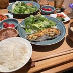 定食カフェ ラハン - サワラねぎマヨ焼き定食