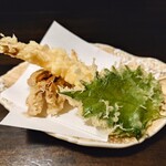 토와다 하츠하나 소바 & 와인 이자카야 - 새우 튀김 소금 1개