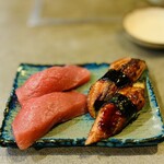 Fukusushi - マグロとウナギにぎり