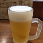 Ganso Yakitori Kushi Hacchin - 生ビール