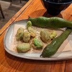 イタリアン食堂 ハマキン - そら豆のフリット