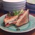 The HARVEST Store & Cafe - 料理写真:ロースハムとブリーチーズ、トンナートソースのサンドイッチ サラダ添え