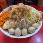 Ramen Takano Me - まぜそば（大）　1,000円　うずら＋100円