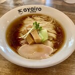 ayairo - 醤油そば麺大盛 1100円