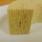 ホレンディッシェ・カカオシュトゥーベ - 「バウムクーヘン」の断面