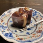 土家 - 羊羹の中にスライスした筍を入れてます！