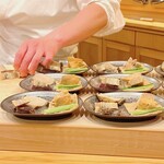 鮨 しゅん輔 - 三種類の垂涎のツマミが揃います