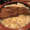 うなぎ とんかつ 濱亀 - 料理写真:うなぎのボリューム少なめですが、無料の大盛りご飯がカタメでシャキッとタップリです。