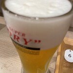 元祖 豚丼屋 TONTON - 生ビール２杯目