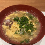 曙橋 かず - コース７７００円。ホタルイカの玉子雑炊。とても美味しかったです（╹◡╹）