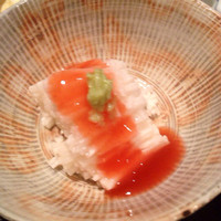 帰燕 - ビジネスランチの長芋千切り梅肉和え
