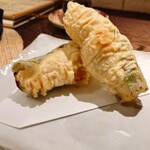 おすし･割烹 とく寿 - 鱧のすり身とエビの天ぷら(2人前)