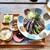 伊豆の華 - 料理写真:揚げなすそばとおしんめしセット
