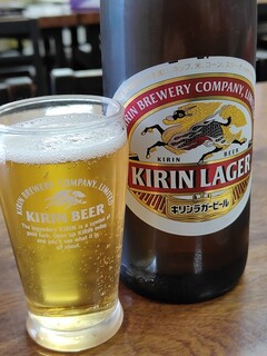 Sakaeya Shokudou - 瓶ビール(キリンラガー大瓶)