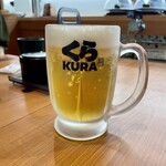 Muten Kurazushi - 生ビールで乾杯╰(*´︶`*)╯♡