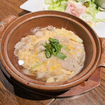Kaisen Koshitsu Izakaya Uozake - 三つ葉と豚バラ肉の卵とじ　byまみこまみこ