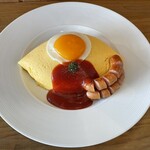 オムの細道 - オムライス全部のせ