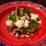 vege&bar シンバル - 季節野菜の豆乳ポテトムース風