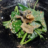 中華旬彩 森本 - 空芯菜の生サラダ