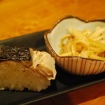 一釣 - 付け出しにまさかの鯖寿司((ﾟДﾟll))