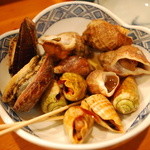 貝の盛り合わせ