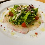 ピッツェリアマルターノ - 鯛カルパッチョ