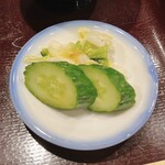 うなぎの豊川 - お漬物