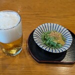 シンスケ - ビールとお通し