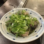 お好み焼きもみじ - 牛すじポン