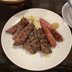 たんや善治郎 - Bランチ牛たん・牛ハラミ焼定食(¥1,848.-)