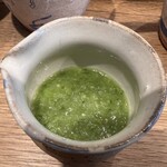 ロス タコス アスーレス - トマティーヨのサルサベルデ