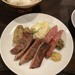 たんや善治郎 - Aランチ牛たん定食(¥1,628.-)