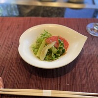 鮨・鉄板焼 彩 - サラダ(和風ドレッシング) 鮨・鉄板焼 彩 - サラダ(和風ドレッシング)