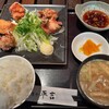 葱や平吉 - 鶏唐揚げ定食　1100円(税込)