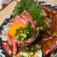 黄金出汁しゃぶと江戸前寿司 肉のあさつ 梅田お初天神店 - 