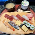 しほう田 - にぎり鮨ランチ…￥1,300円