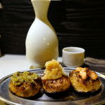 たか田 - 三色つくね　600円