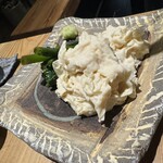 一東菴 - 湯葉刺　菜の花のお浸し