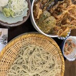 手打ち蕎麦しなの屋吉べぇ - ざるそばミニ天丼セット
