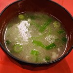 豚足のかどや - 豚足の煮汁（スープ）
