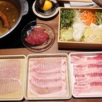 しゃぶしゃぶ温野菜 - 豚しゃぶ御膳1,848円