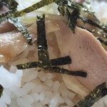 中華そば 阿波家 - 地鶏タタキアップ